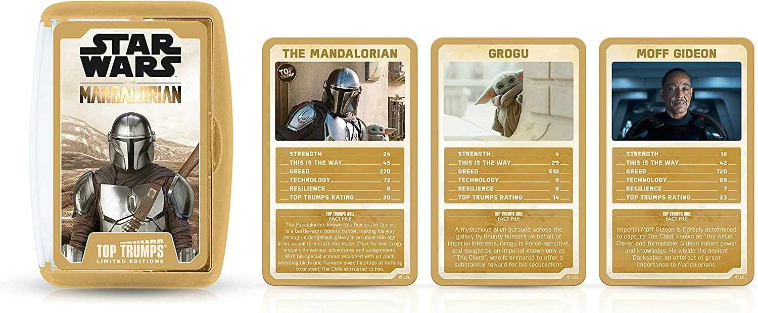 Star Wars : The Mandalorian Top Trumps Card Game - Image 2
