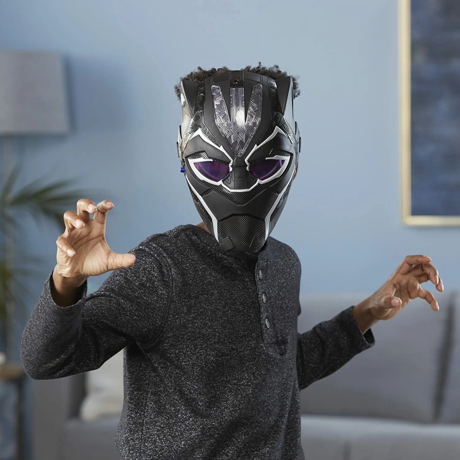 Marvel Black Panther Legacy Collection Vibranium Power FX Mask - Image 10