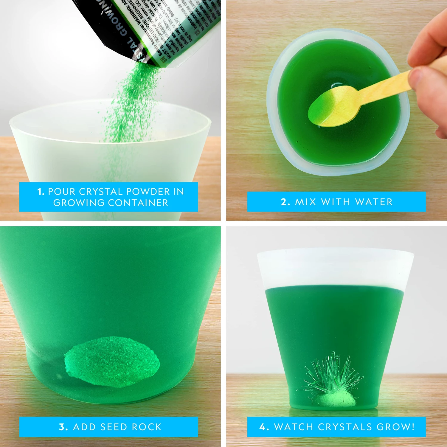 National Geographic Light Up Crystal Growing Lab - Image 3