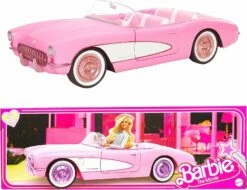 Barbie The Movie Pink Corvette Convertible Car