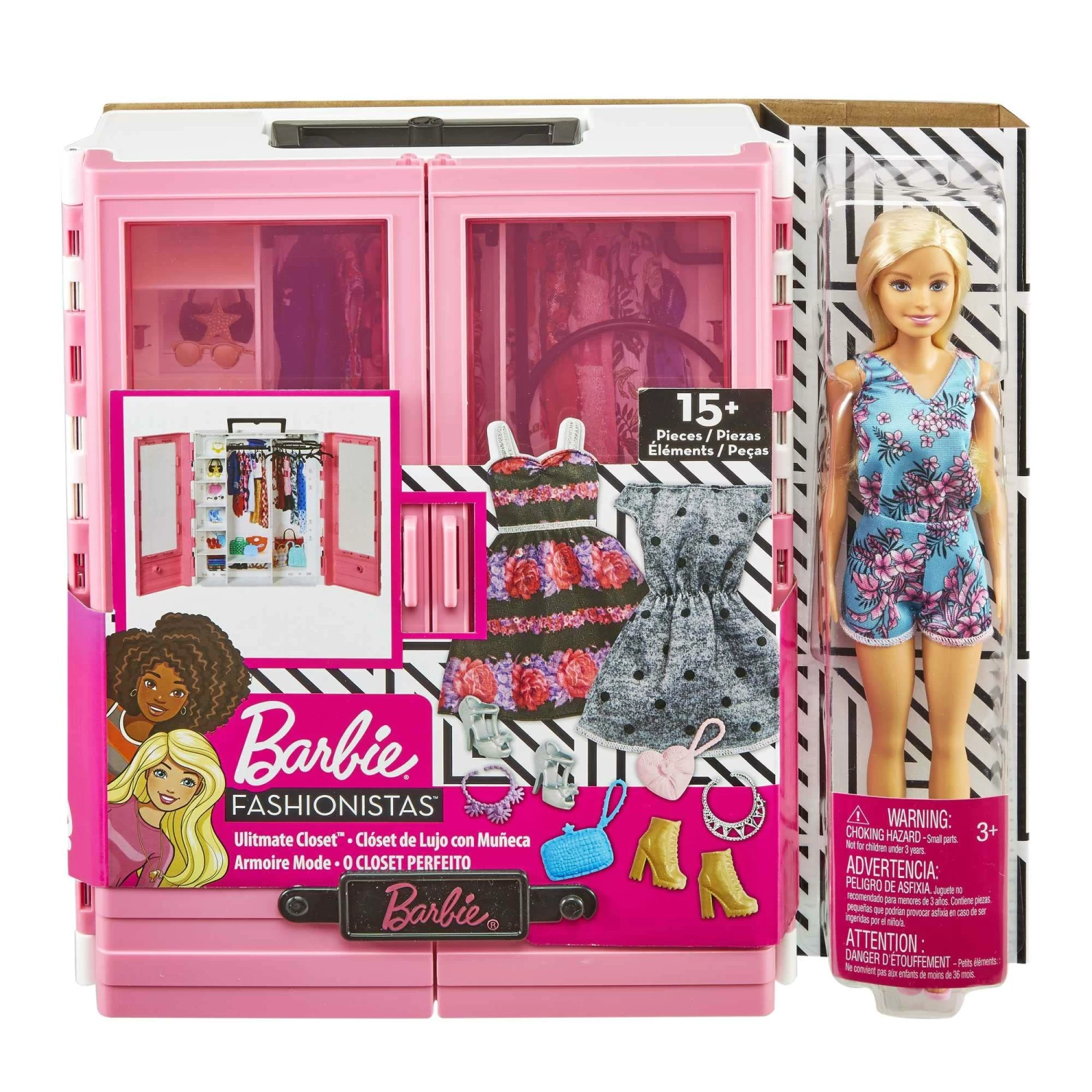 Barbie Fashionista Ultimate Closet And Doll Playset - Image 7