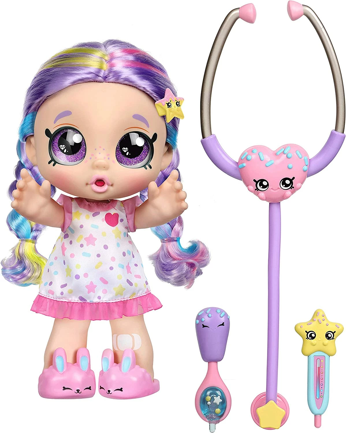 Kindi Kids Shiver 'n' Shake Rainbow Kate Interactive Talking Doll - Image 4