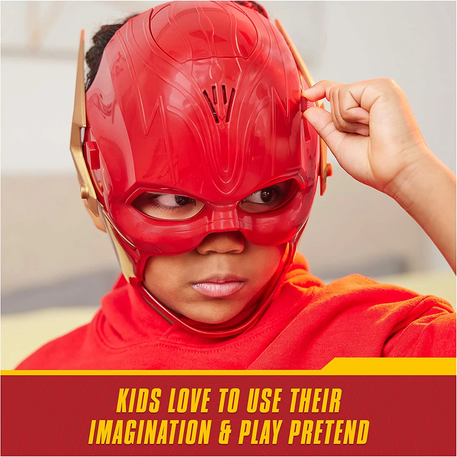 DC Comics The Flash Iconic Mask With Visor And Ring Hero Set - Image 5