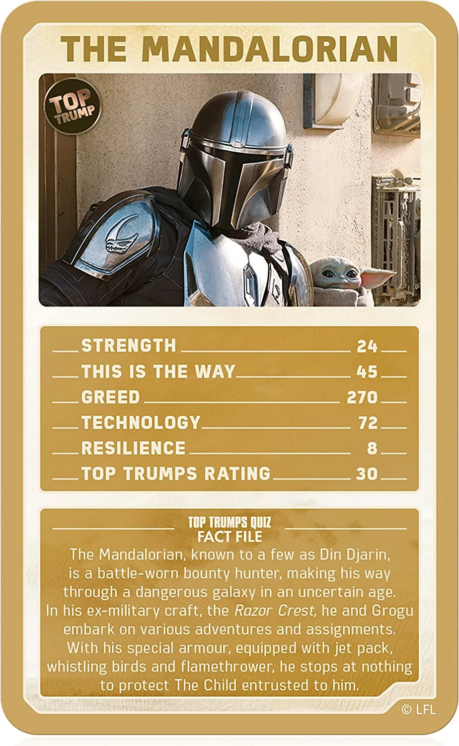 Star Wars : The Mandalorian Top Trumps Card Game - Image 3