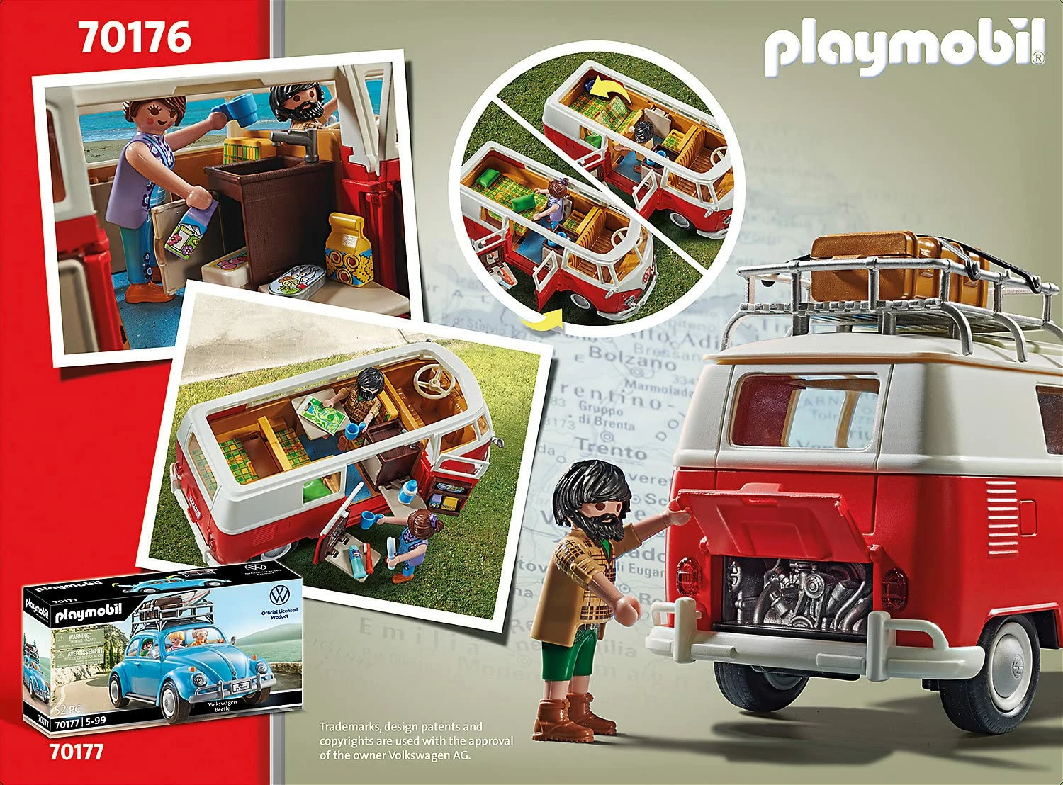 Playmobil 70176 Volkswagen Camping Van - Image 6