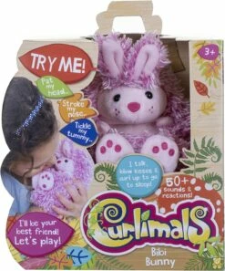 Curlimals Bibi The Bunny Interactive Soft Toy
