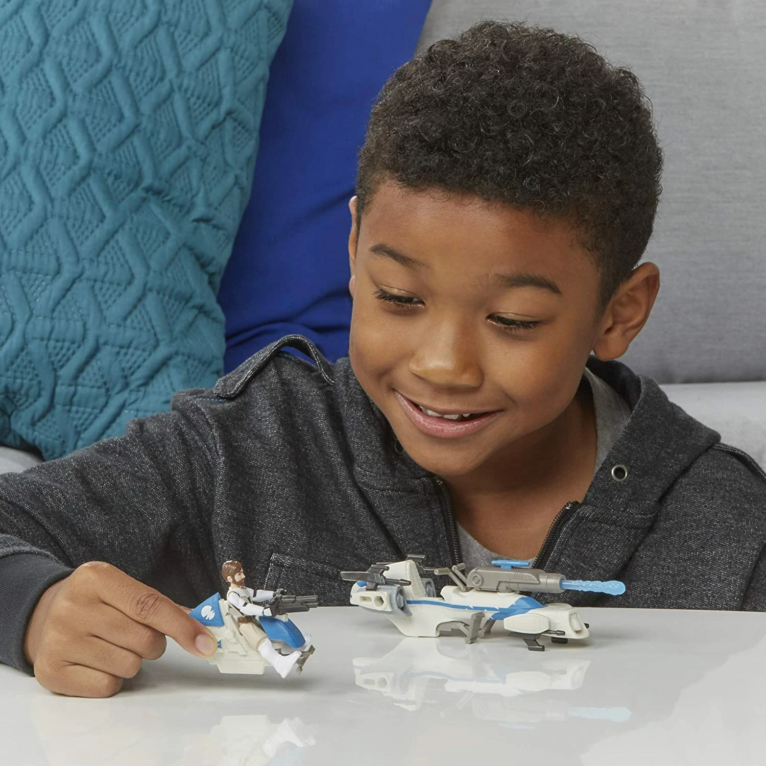 Star Wars Mission Fleet Obi Wan Kenobi With Barc Speeder - Image 5