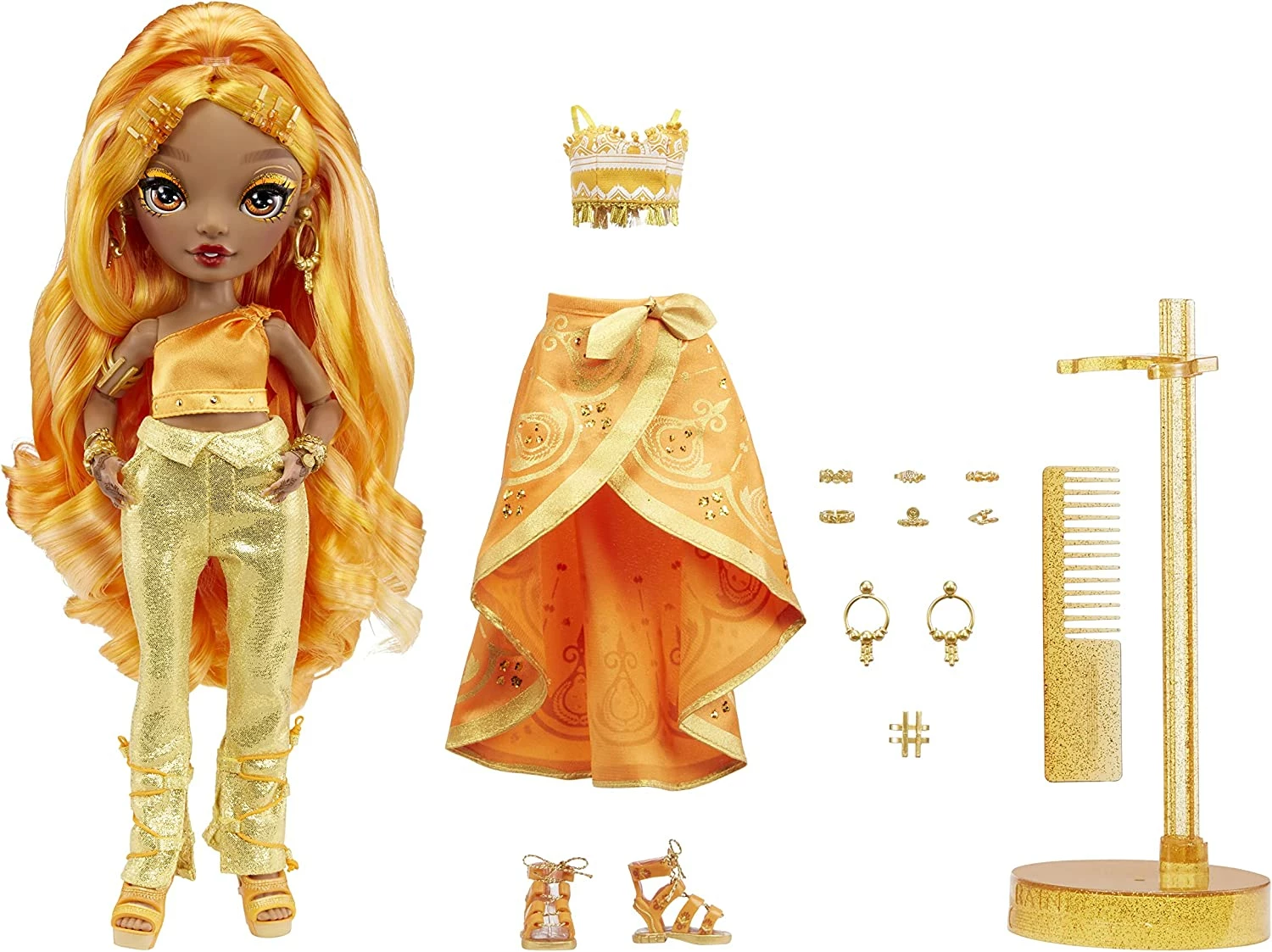 Rainbow High Meena Fleur (Saffron) Fashion Doll - Image 2