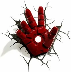 Marvel Iron Man Hand 3D Wall-Mounted Deco Light