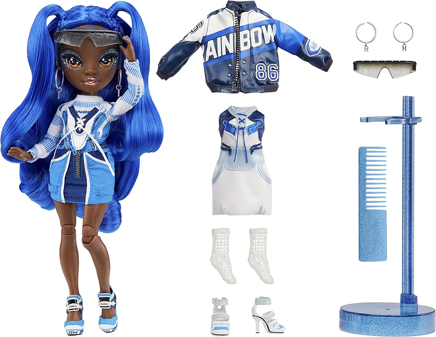 Rainbow High Coco Vanderbalt (Cobalt) Fashion Doll - Image 2