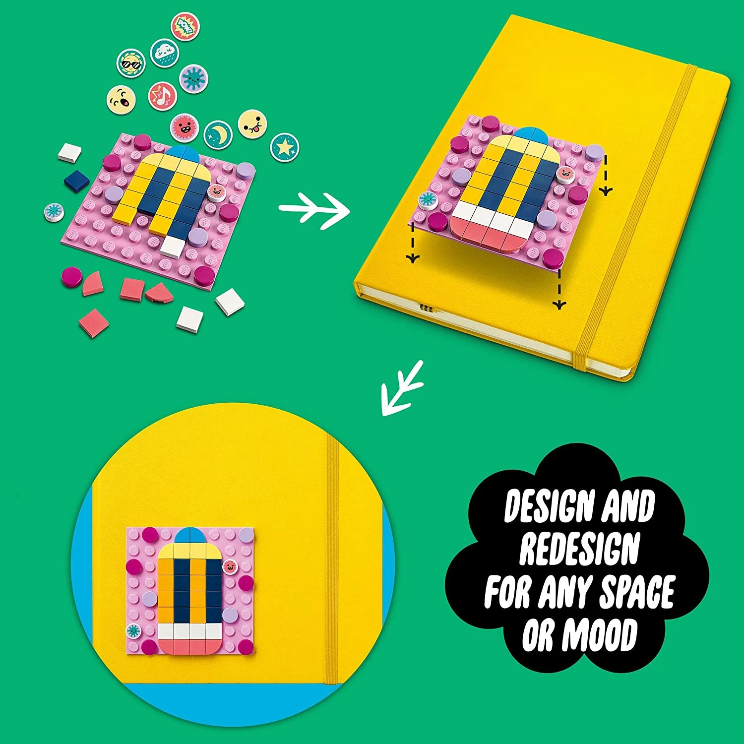 LEGO DOTS 41957 Adhesive Patches Mega Pack Sticker Craft Set - Image 12