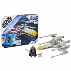 Star Wars Mission Fleet Luke Skywalker & Grogu X-Wing Fighter Figure And Vehicle