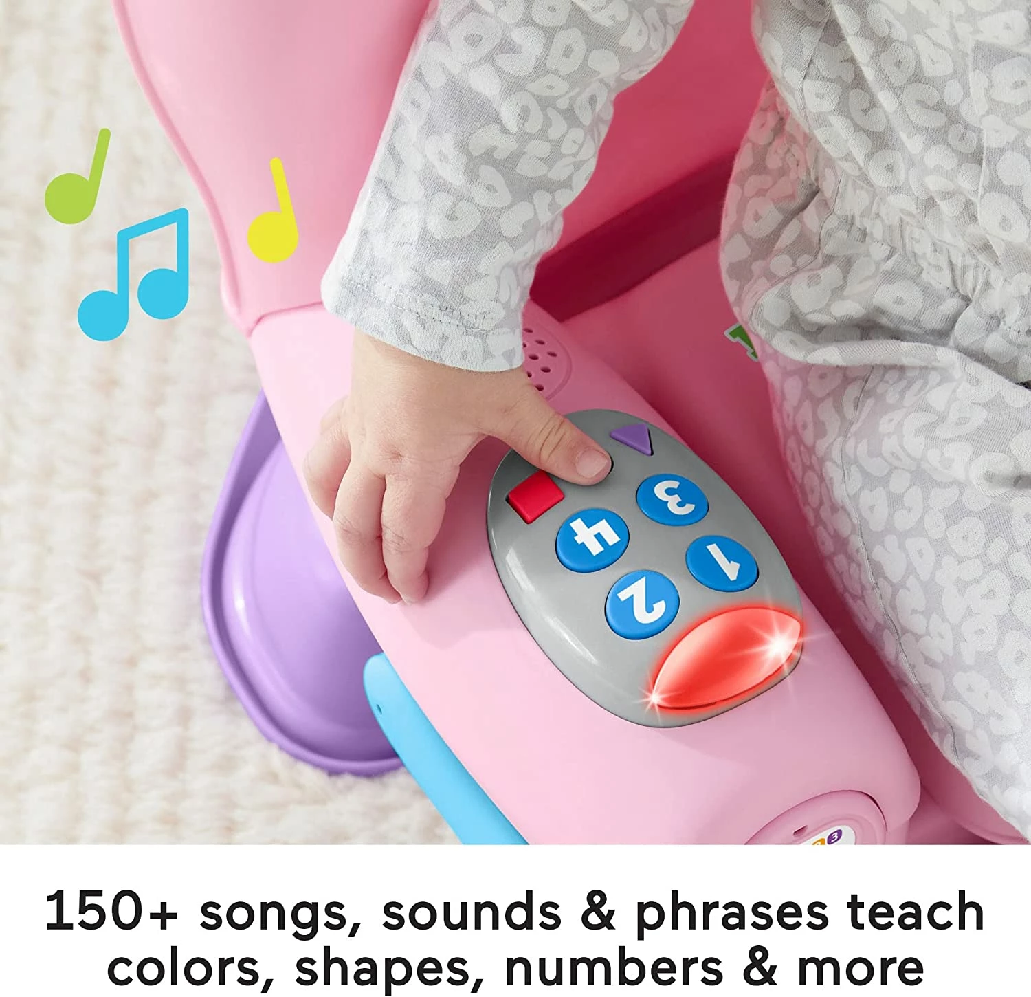 Fisher-Price Laugh & Learn Smart Stages Pink Chair - Image 4