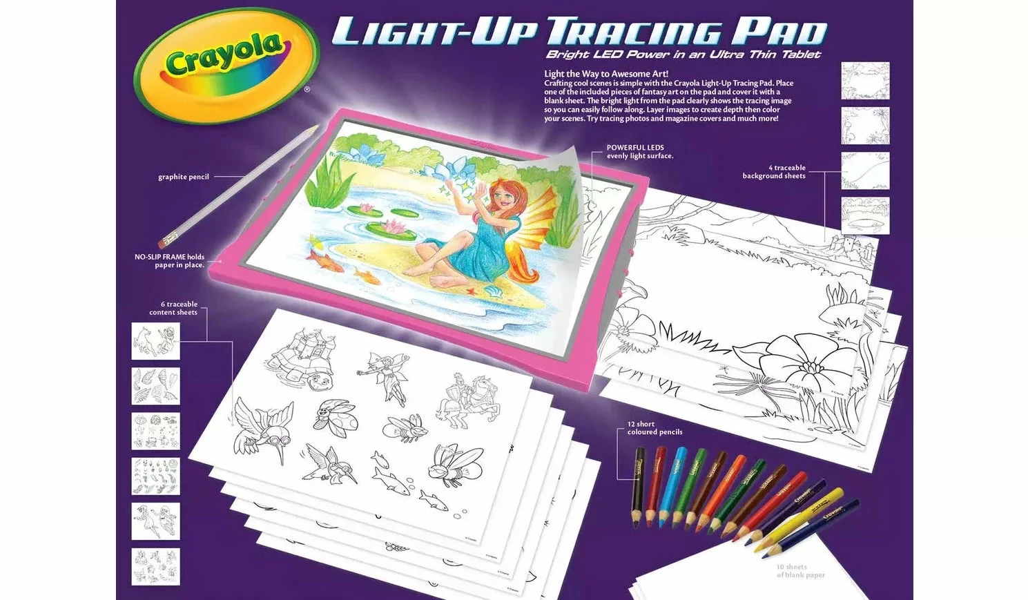 Crayola Light Up Tracing Drawing Pad - Image 4