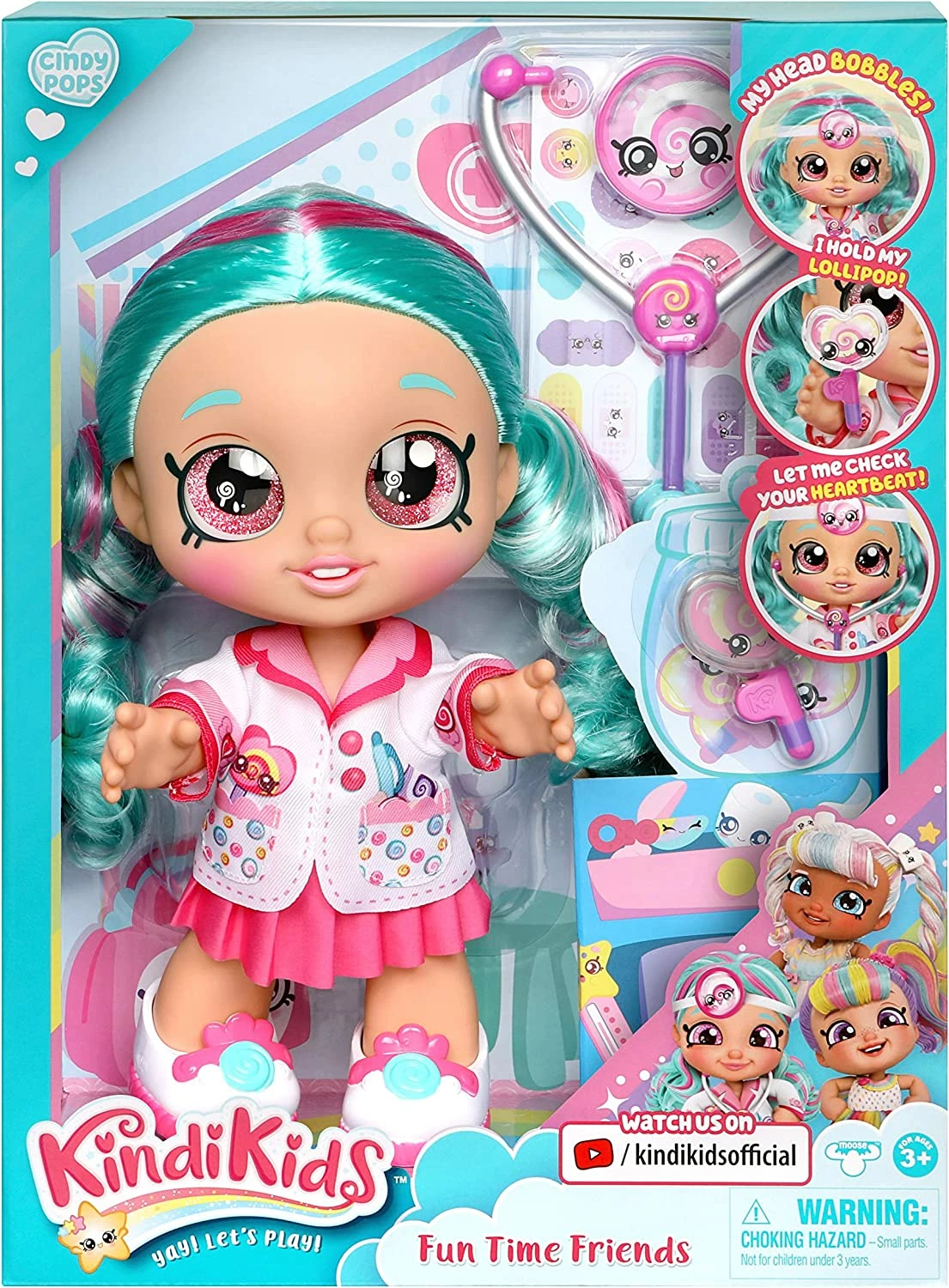 Kindi Kids Dr Cindy Pops Doll & Accessories - Image 3