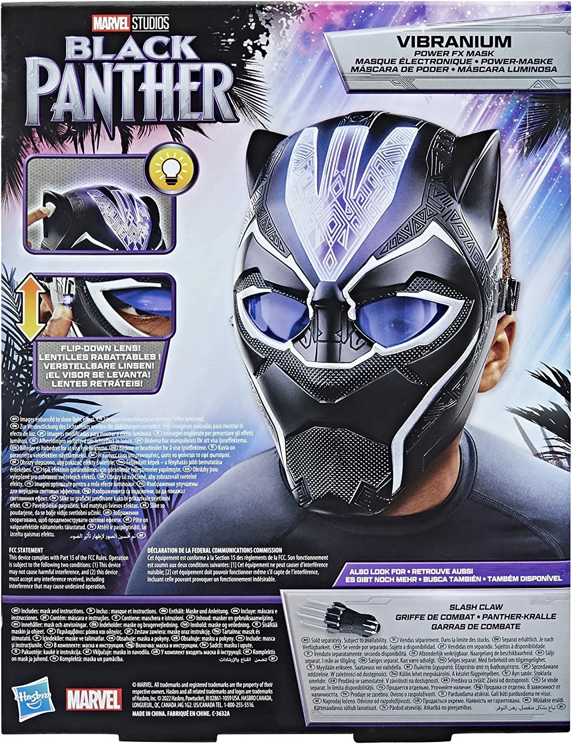 Marvel Black Panther Legacy Collection Vibranium Power FX Mask - Image 5
