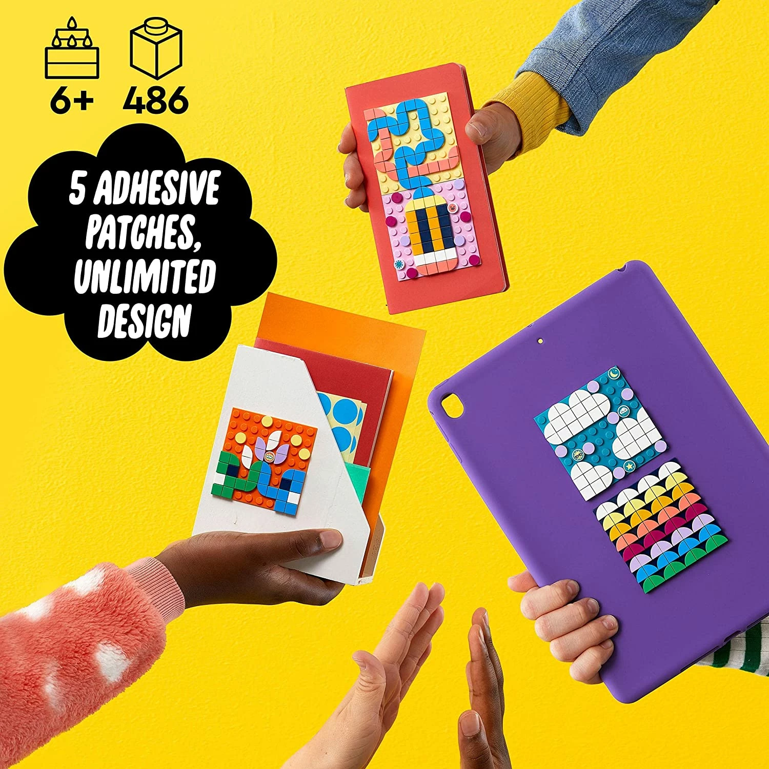 LEGO DOTS 41957 Adhesive Patches Mega Pack Sticker Craft Set - Image 9