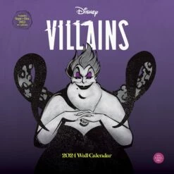 Chronicle Books Disney Villains 2024 Wall Calendar