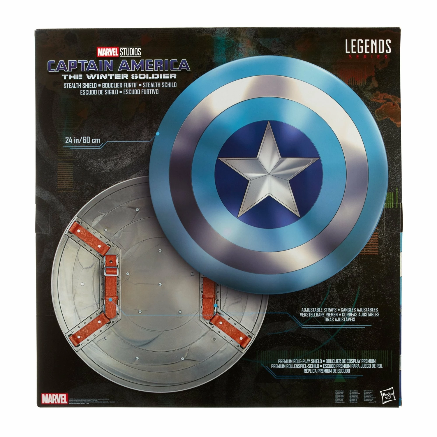 Marvel Legends Captain America Stealth Shield Full Size Replica - Image 2
