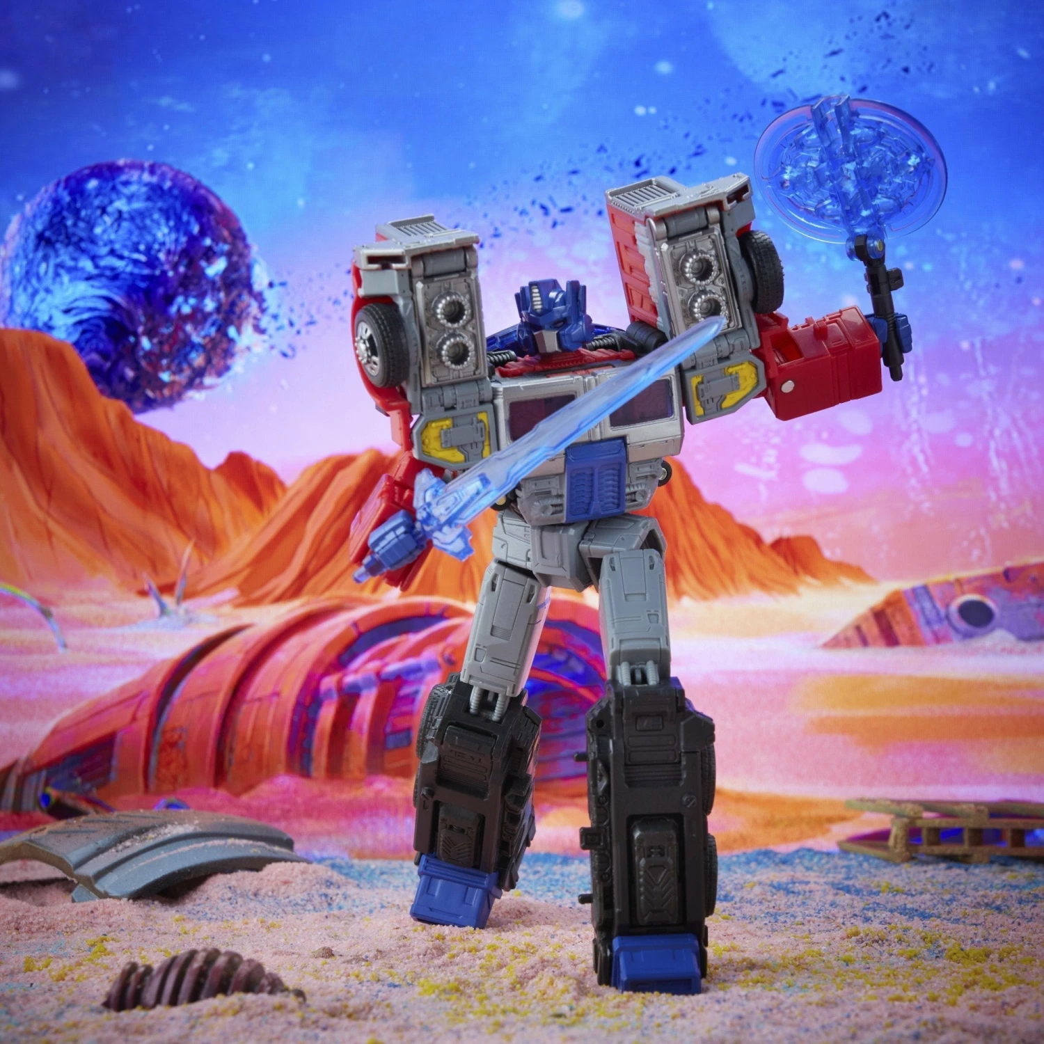 Transformers Generations Legacy Series Leader G2 Universe Laser Optimus Prime - Image 9