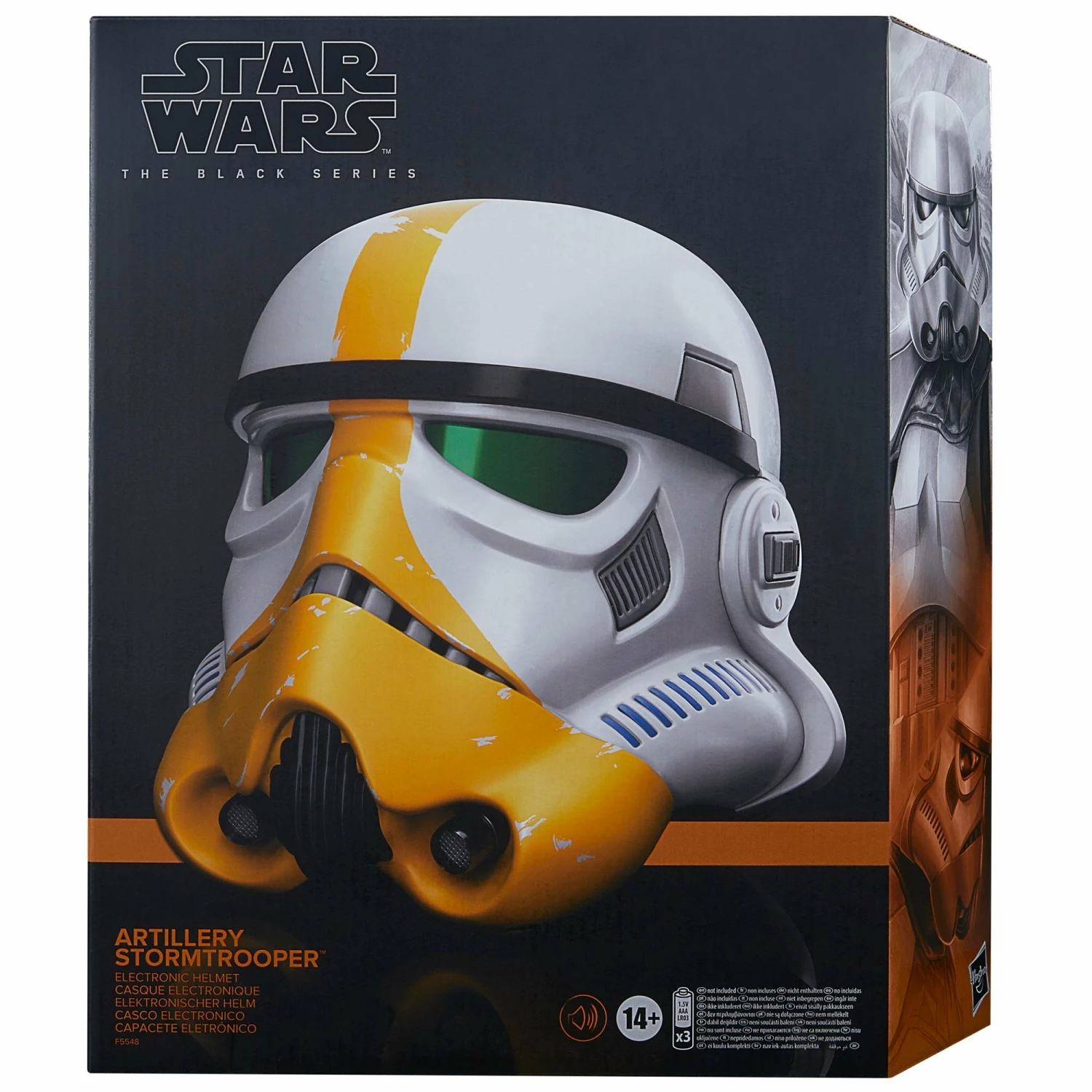 Star Wars The Black Series Artillery Stormtrooper Premium Electronic Helmet - Image 7