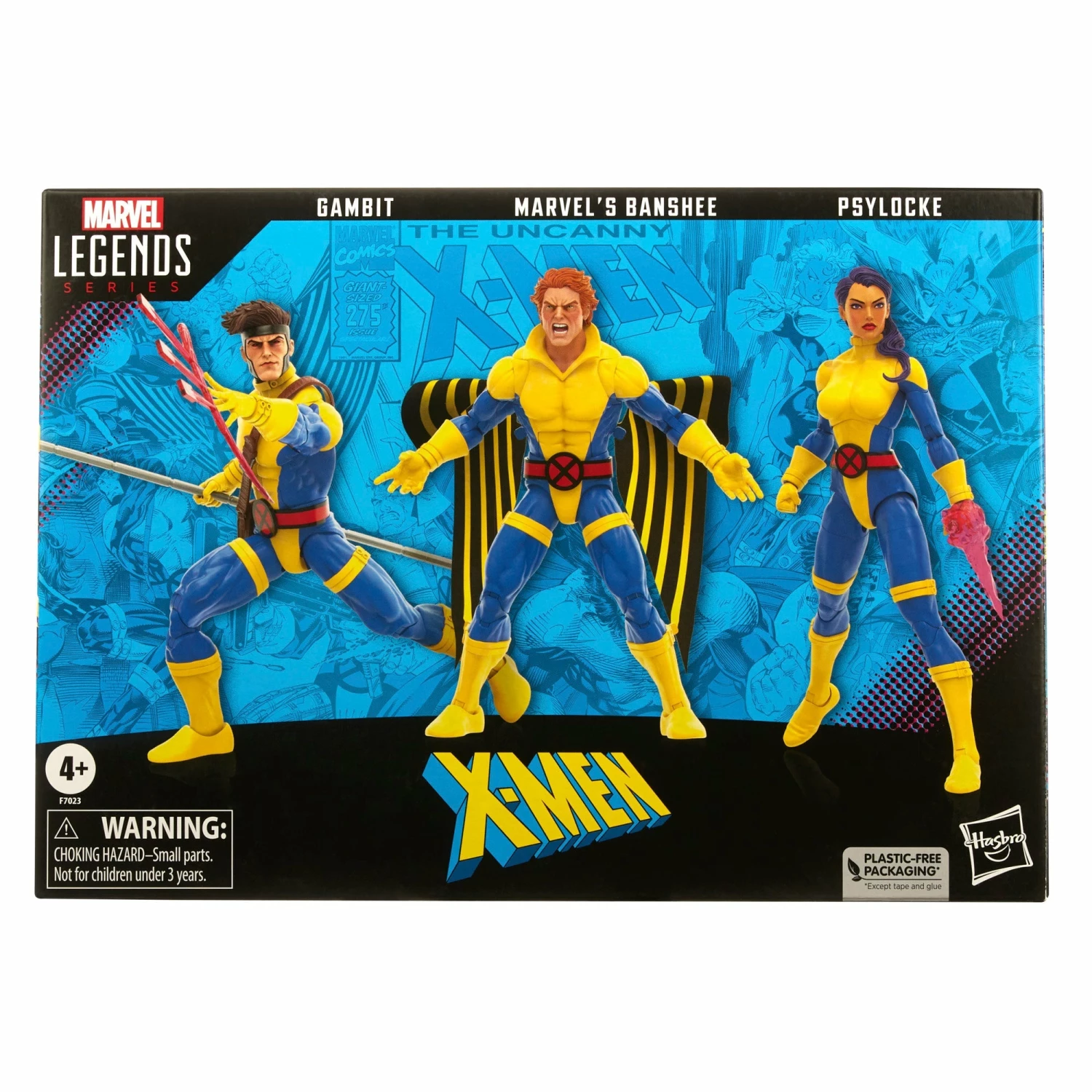 Marvel Legends Series Marvel’s Banshee, Gambit, & Psylocke Action Figures