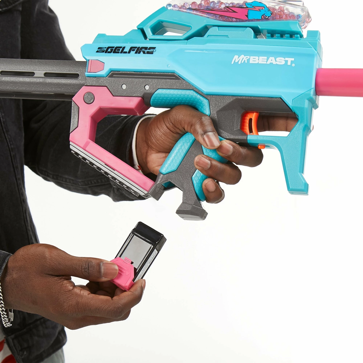 Mr Beast X Nerf Pro Gelfire Mythic Blaster - Image 12