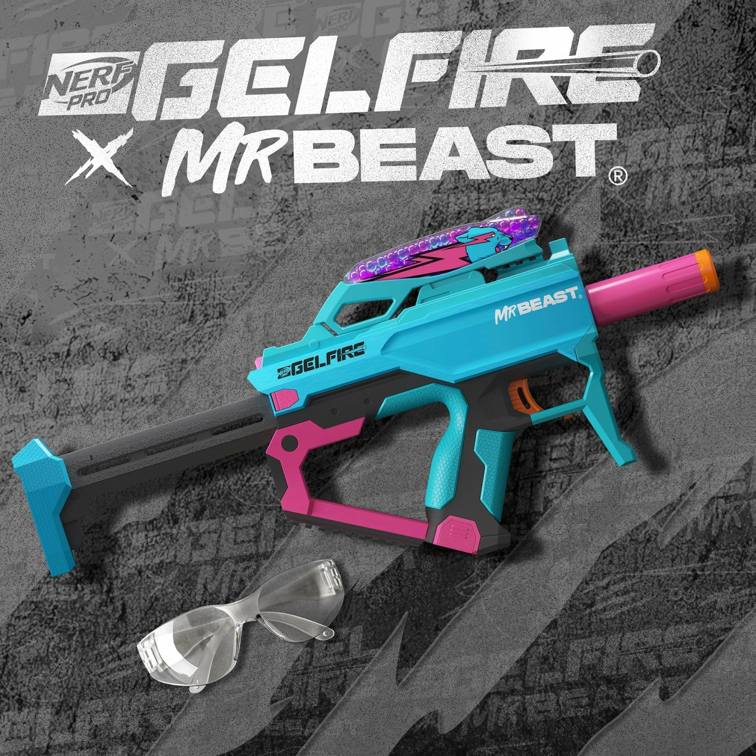 Mr Beast X Nerf Pro Gelfire Mythic Blaster - Image 3