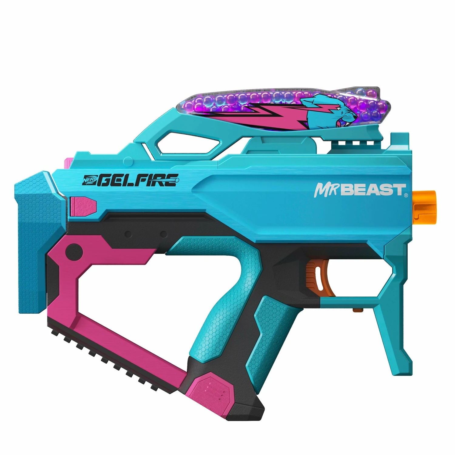 Mr Beast X Nerf Pro Gelfire Mythic Blaster - Image 6