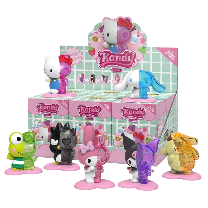 Kandy X Sanrio Mighty Jaxx Freeny's Hidden Dissectibles Bundle Of 6 Random Figures