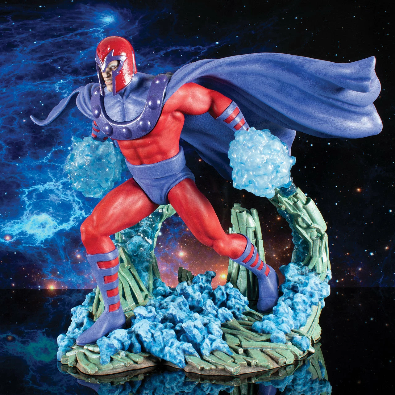 Marvel Gallery Comic Magneto Figure Diorama - Image 6