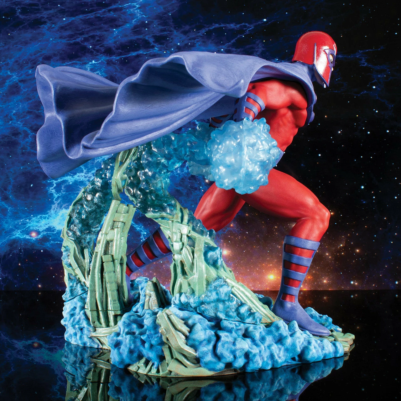 Marvel Gallery Comic Magneto Figure Diorama - Image 7