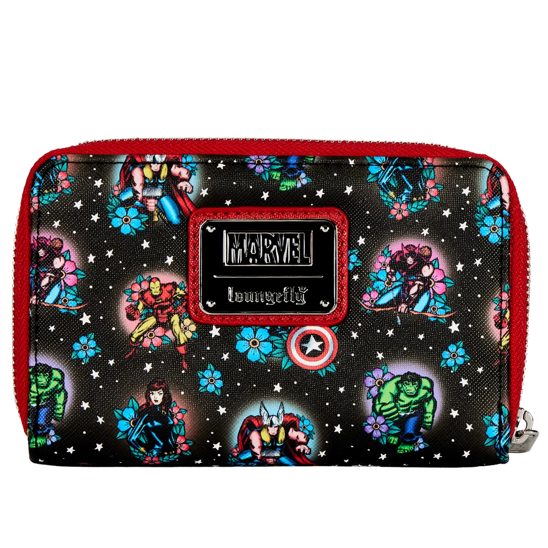 Loungefly Marvel Avengers Tattoo Zip Around Wallet - Image 3