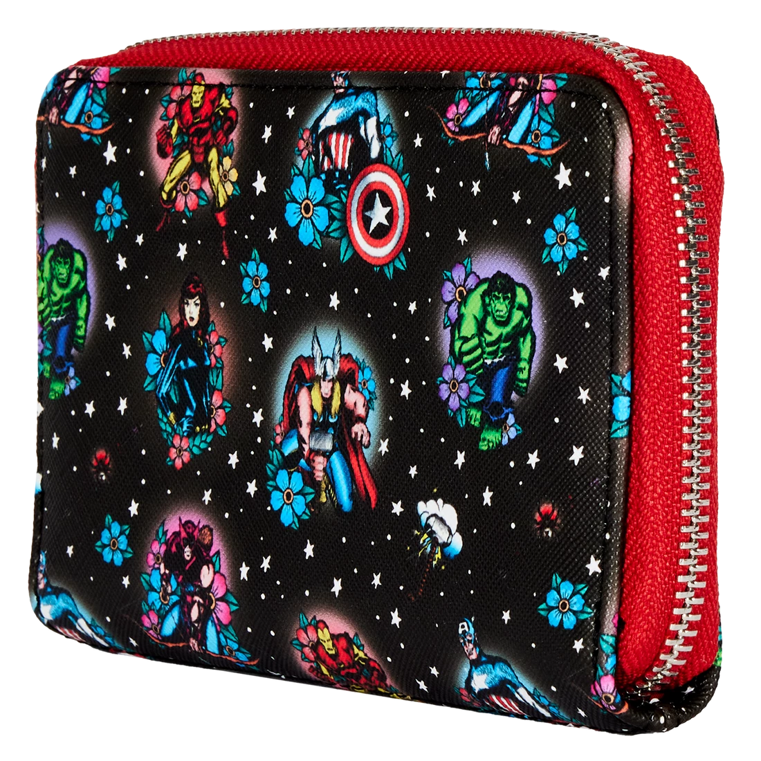 Loungefly Marvel Avengers Tattoo Zip Around Wallet - Image 2