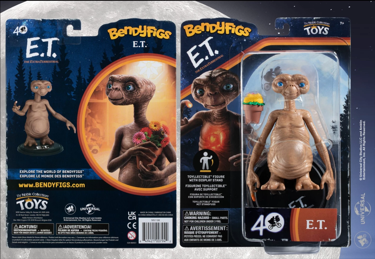 E.T. The Extra-Terrestrial Bendyfigs Bendable Figure - Image 2