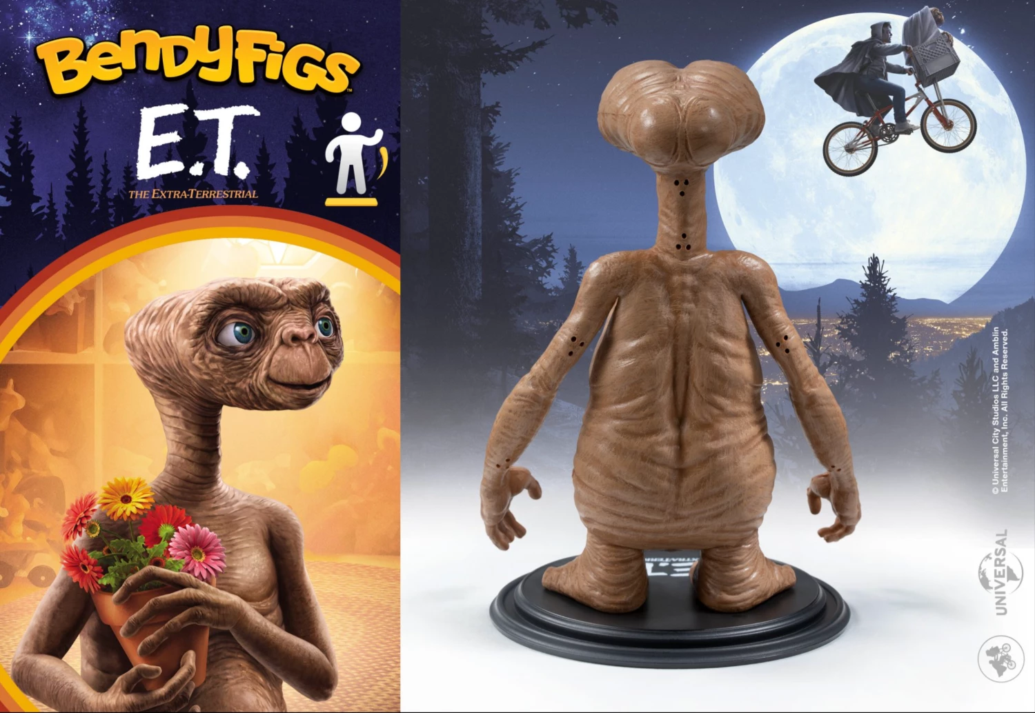 E.T. The Extra-Terrestrial Bendyfigs Bendable Figure - Image 3