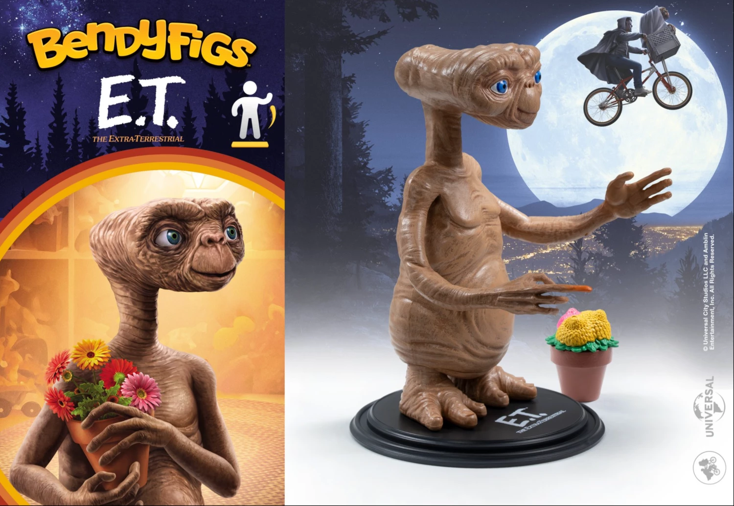 E.T. The Extra-Terrestrial Bendyfigs Bendable Figure - Image 4