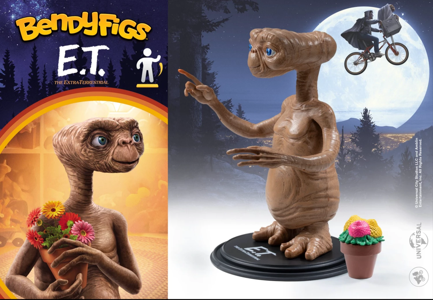 E.T. The Extra-Terrestrial Bendyfigs Bendable Figure - Image 5