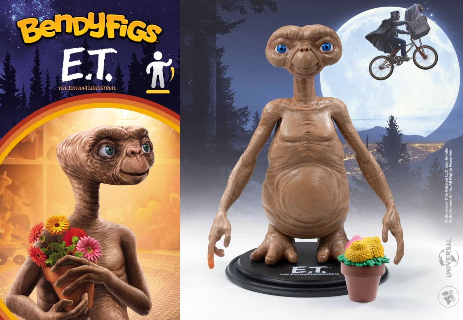 E.T. The Extra-Terrestrial Bendyfigs Bendable Figure - Image 6