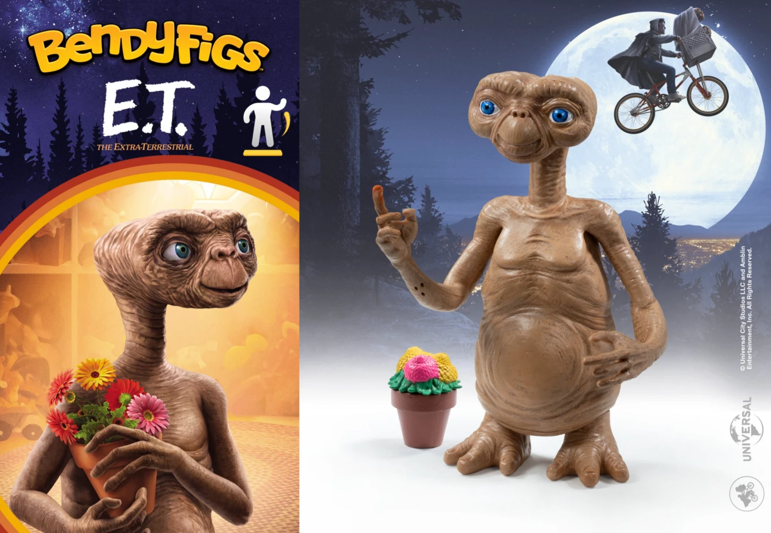 E.T. The Extra-Terrestrial Bendyfigs Bendable Figure - Image 7