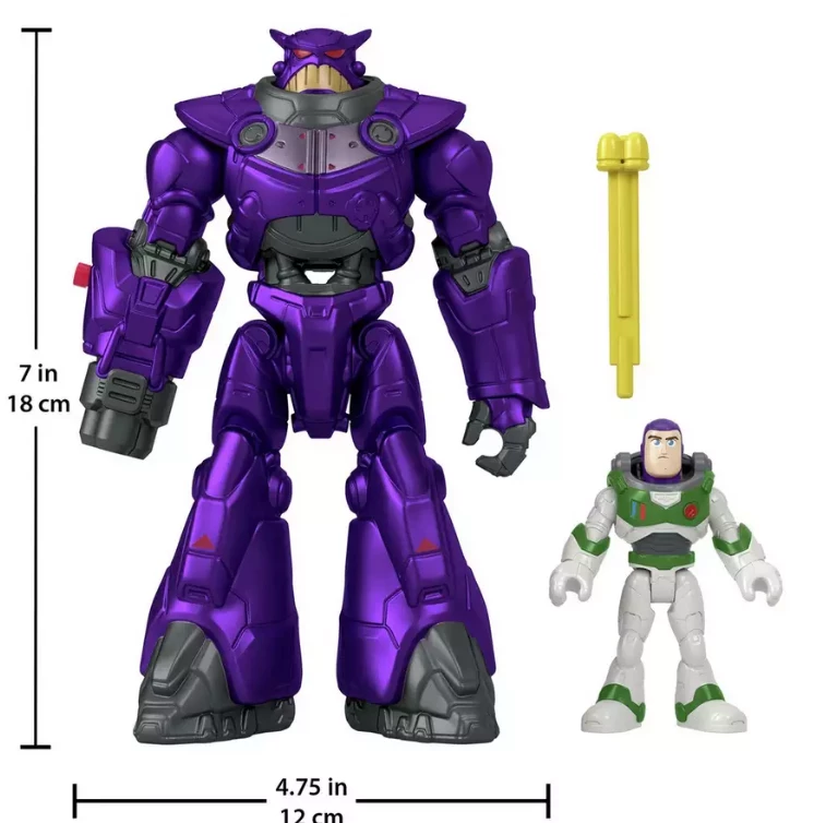 Disney Pixar Lightyear Imaginext Battle Blast Zurg With Buzz - Image 10