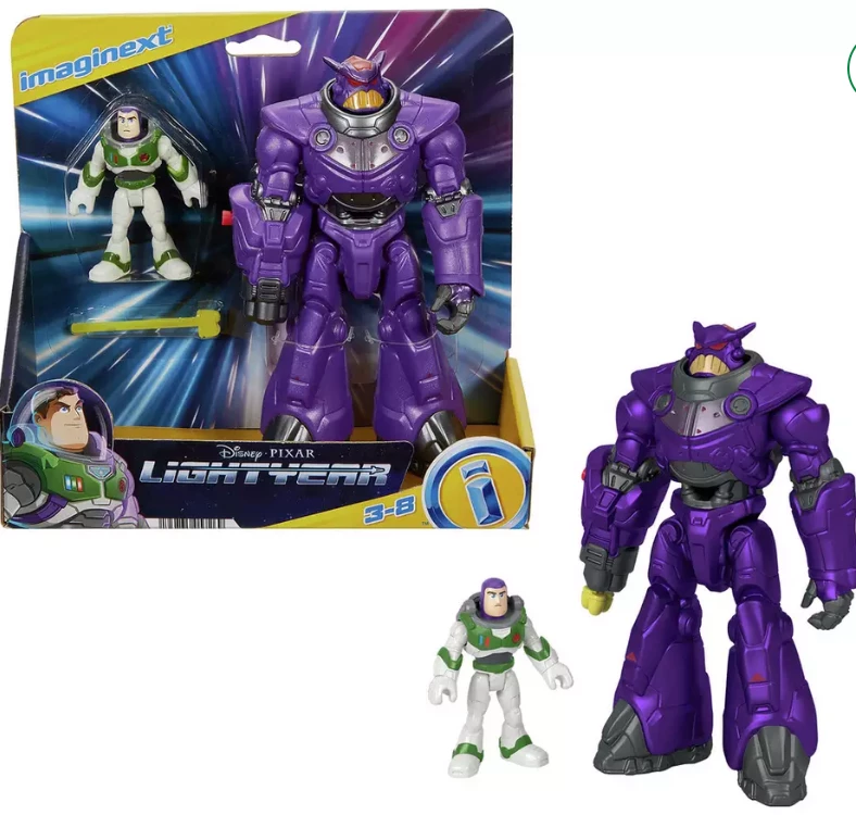 Disney Pixar Lightyear Imaginext Battle Blast Zurg With Buzz - Image 11