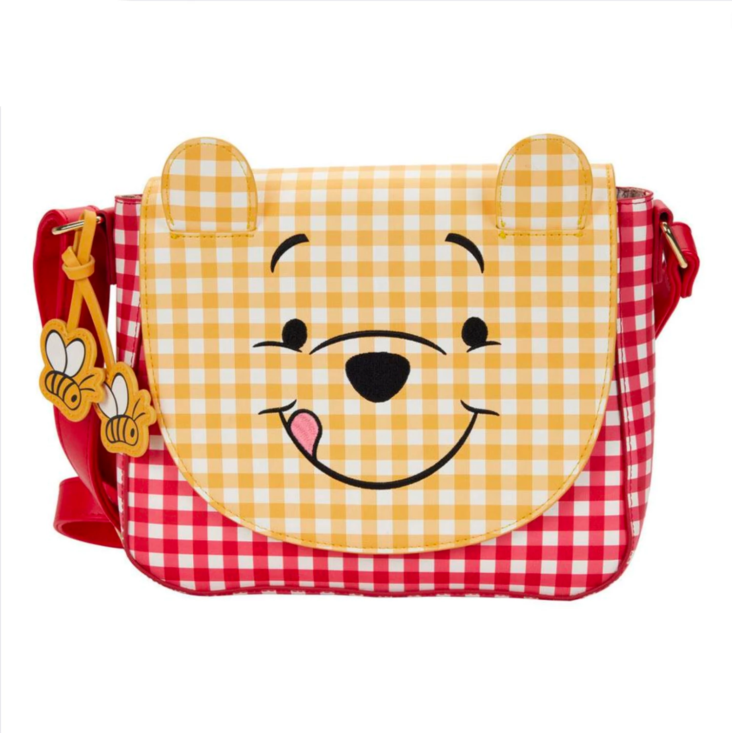 Loungefly Disney Winnie The Pooh Gingham Crossbody Bag
