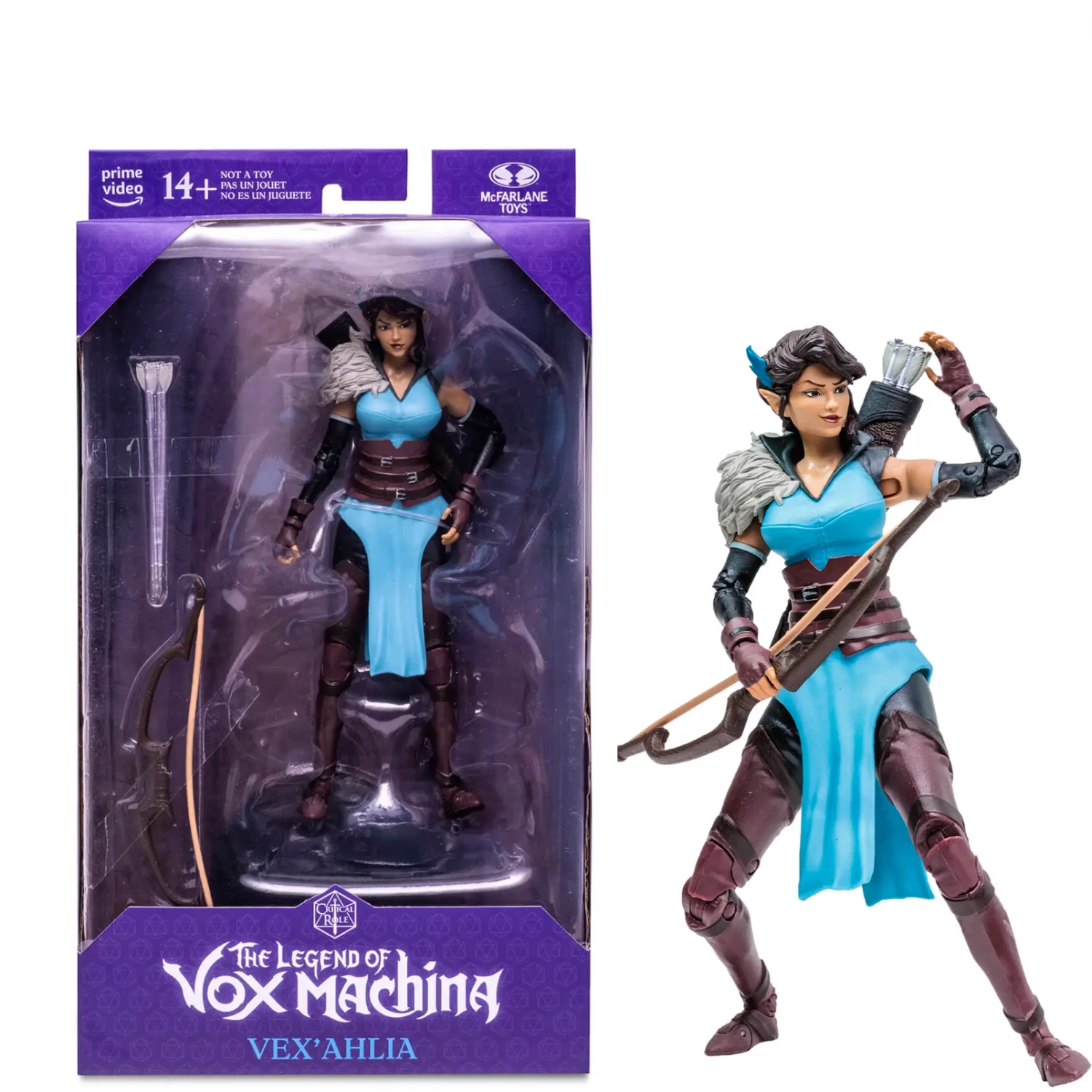 McFarlane Critical Role 7" Vox Machina Vex’Ahlia Action Figure