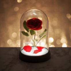 Official Disney Beauty And The Beast Enchanted Rose Light