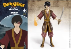 Zuko Avatar The Last Airbender Bendyfigs Figure