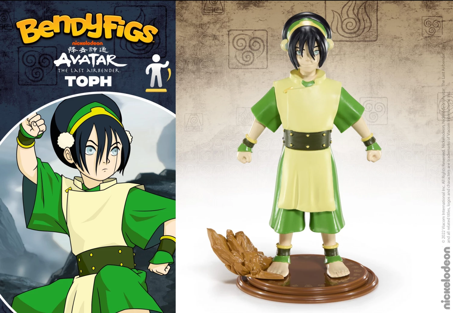 Toph Avatar The Last Airbender Bendyfigs Figure - Image 2