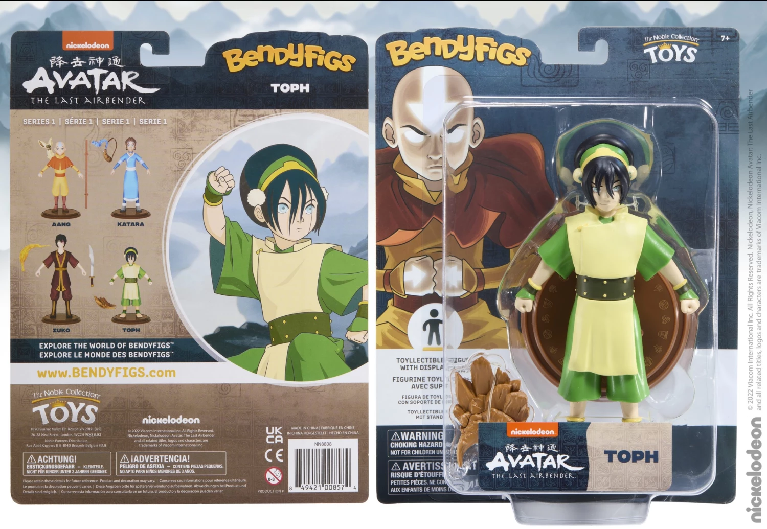 Toph Avatar The Last Airbender Bendyfigs Figure - Image 7