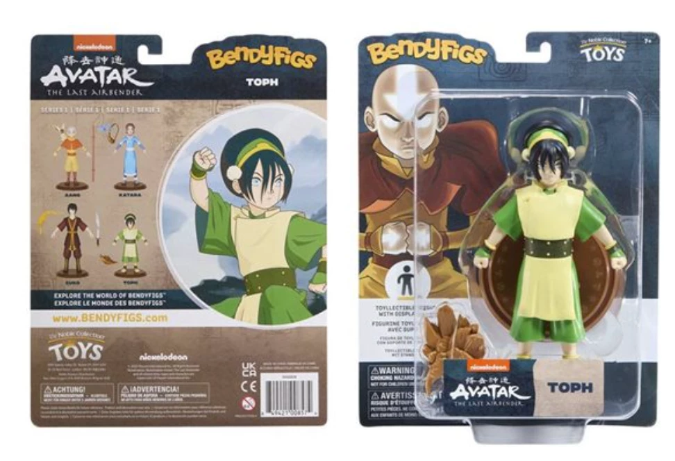 Toph Avatar The Last Airbender Bendyfigs Figure - Image 10