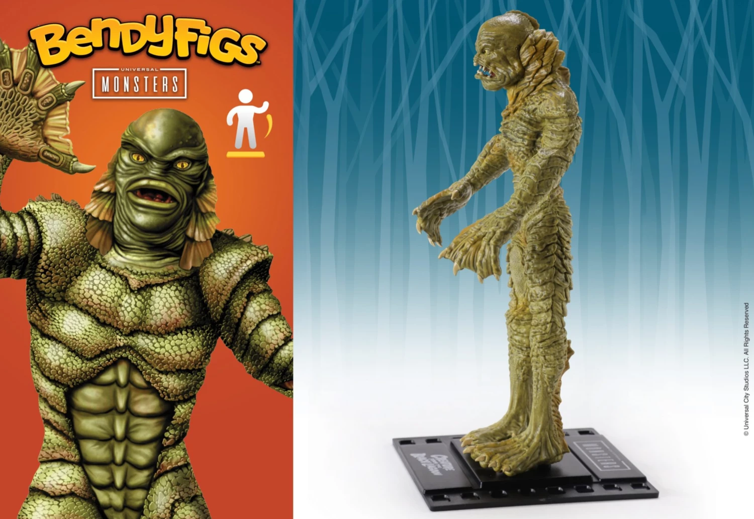 Creature From The Black Lagoon Universal Monsters Bendyfigs Figure - Image 6